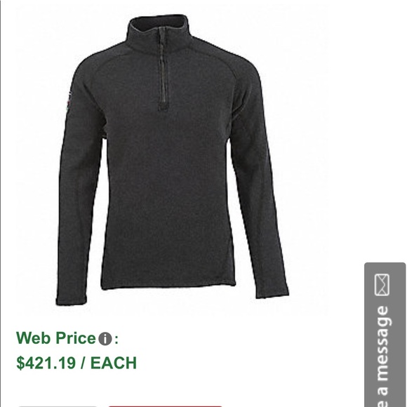 Dragonwear HRC2 FR Quarter Zip Dual Hazard Long Sleeve Shirt - Picture 5 of 5